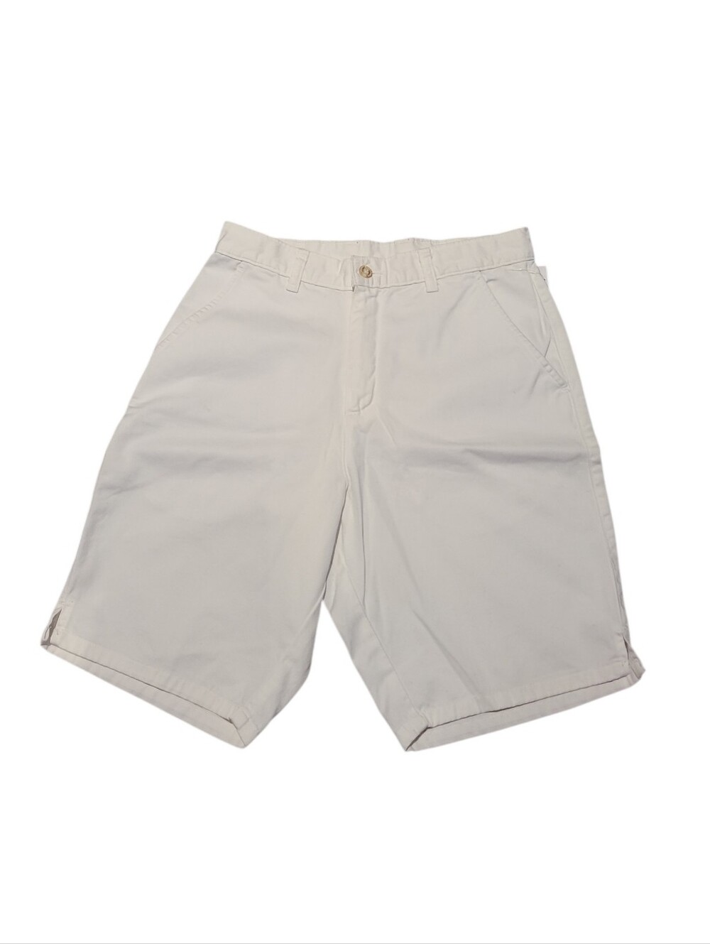 Vintage Northern Reflections White High Waist 100% Cotton Shorts Womens Size 5/6